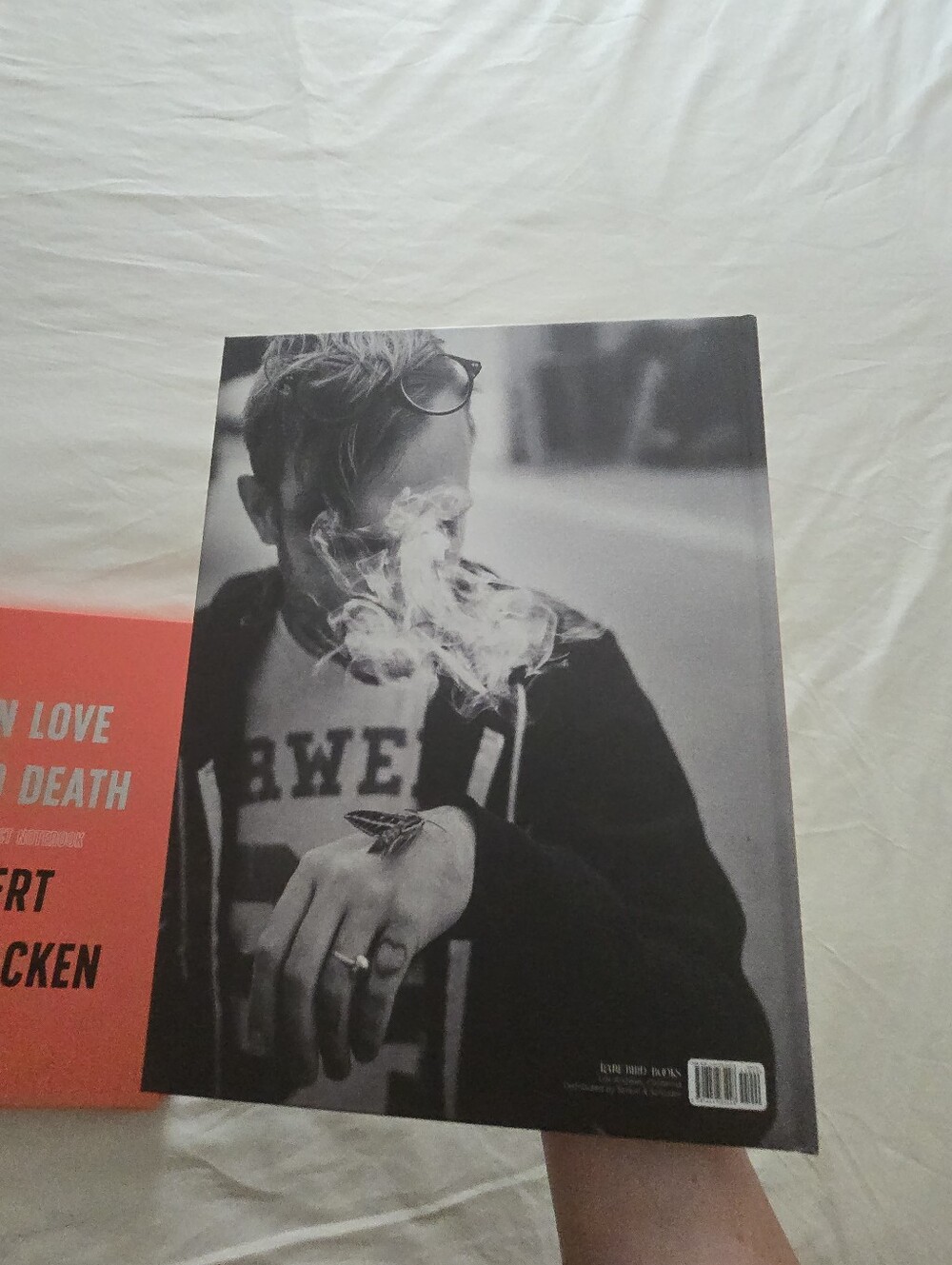 In Love & Death The Lost Notebook Bert McCracken Signed Hardcover Book THE USED